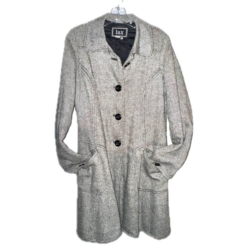 Urban Outfitters Lux Tweed Coat - Size M